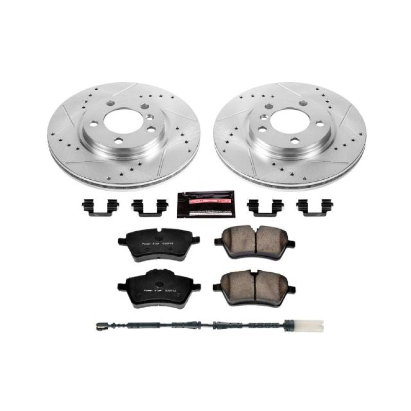 PSB Z23 Evolution Kit - Power Stop 11-16 Mini Cooper Countryman Front Z23 Evolution Sport Brake Kit