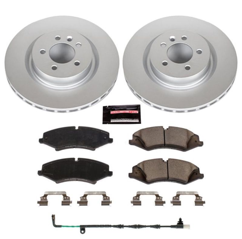 PSB Z23 Evolution Coated Kit - Power Stop 2010 Land Rover LR4 Front Z23 Evolution Sport Coated Brake Kit