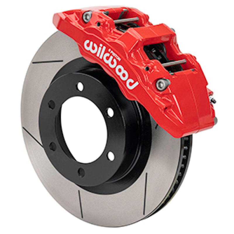 WIL Aero Brake Kit - Wilwood 21-24 Ford Bronco Aerolite 6R Kit 6 x 5.50in Hub - 13.38in Slotted Rotor - Red
