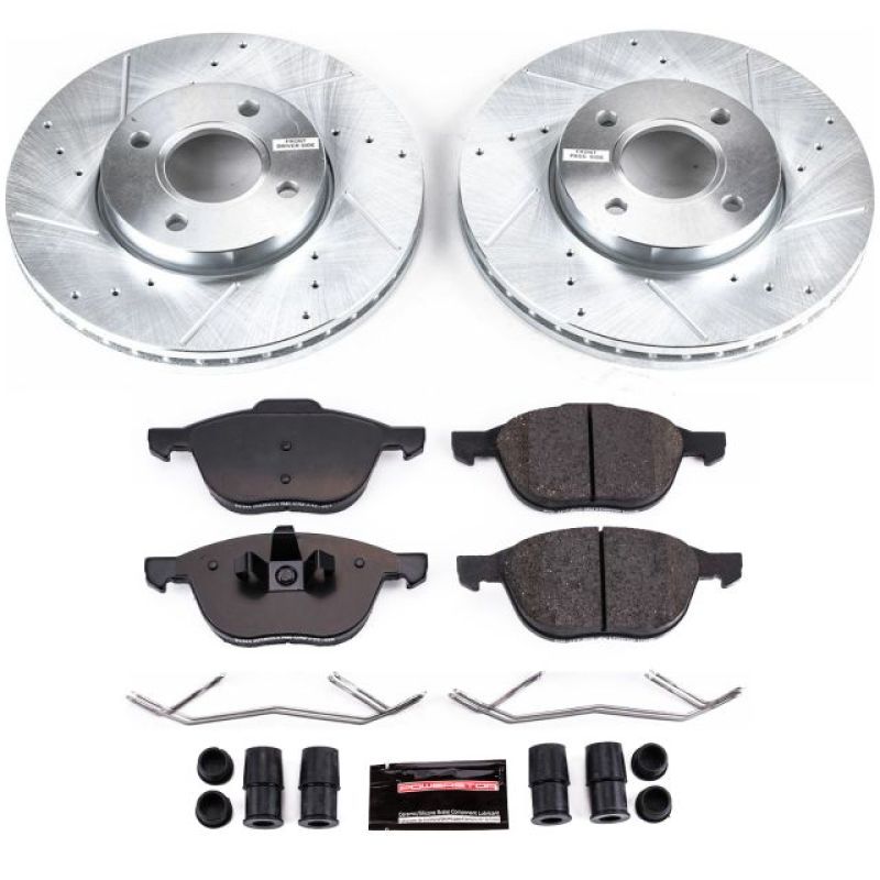 PSB Z23 Evolution Kit - Power Stop 05-07 Ford Focus Front Z23 Evolution Sport Brake Kit