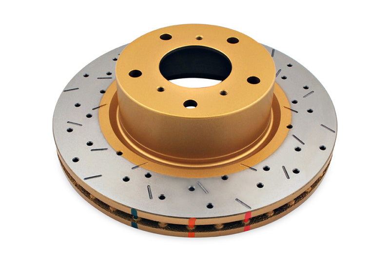 DBA 4000 Slot&Drill Rotors - DBA 2004 Pontiac GTO 4000 Series Drilled and Slotted Front Rotor
