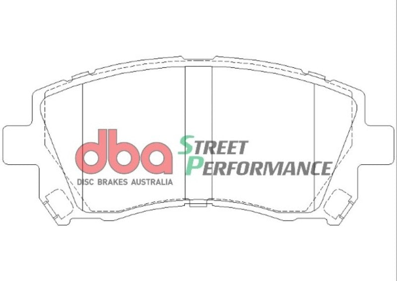 DBA SP500 Brake Pads - DBA 02-03 Subaru WRX / 98-01 Subaru Impreza SP500 Front Brake Pads