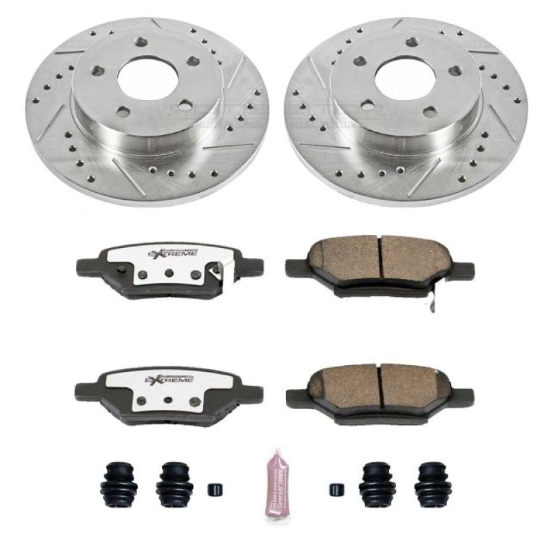 PSB Z26 Street Warrior Kit - Power Stop 04-08 Chevrolet Malibu Front Z26 Street Warrior Brake Kit