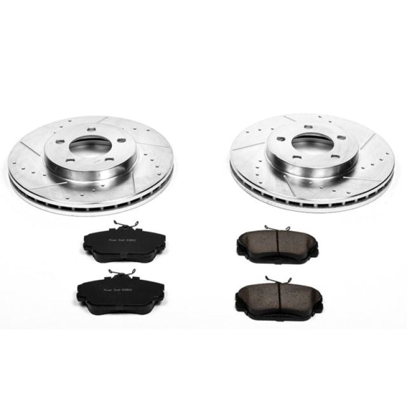 PSB Z23 Evolution Kit - Power Stop 1995 Ford Taurus Front Z23 Evolution Sport Brake Kit