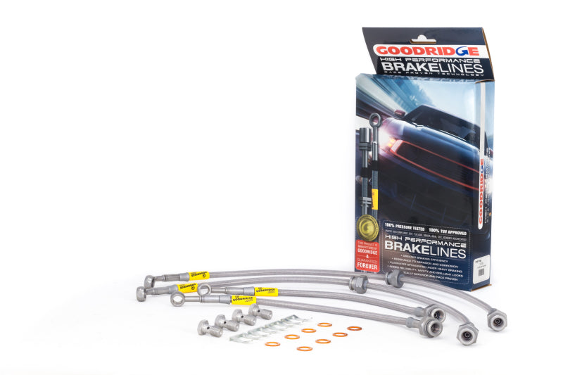 GR G-Stop Brake Line Kits - Goodridge 89-1/94 Nissan 240SX w/o ABS Brake Lines