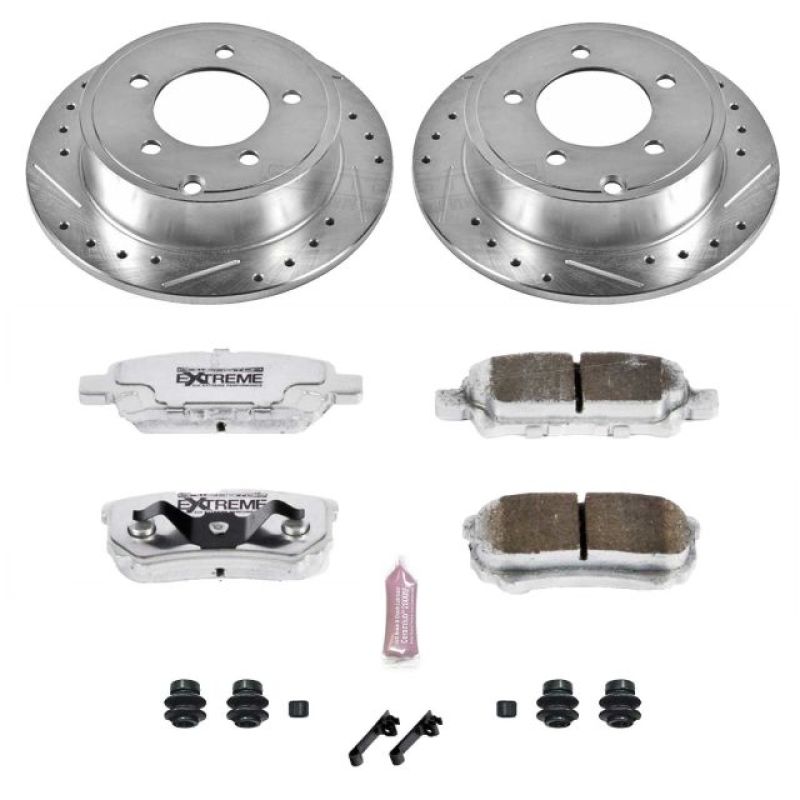 PSB Z26 Street Warrior Kit - Power Stop 11-14 Chrysler 200 Rear Z26 Street Warrior Brake Kit