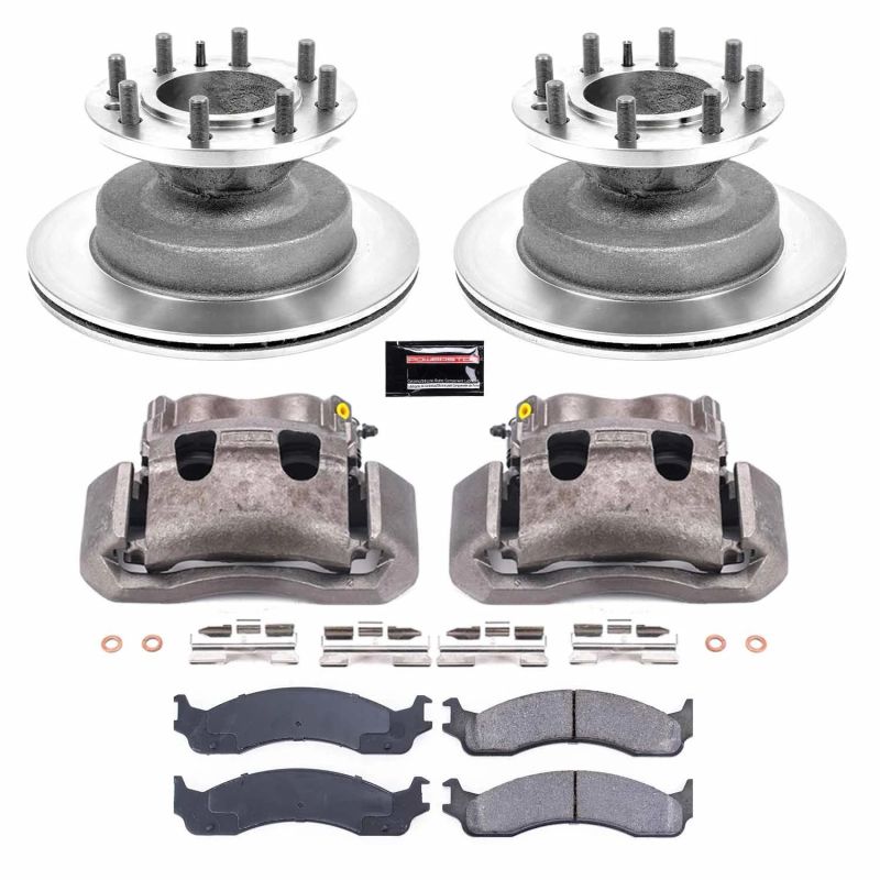 PSB Autospecialty Rotor - Power Stop 01-02 Ford E-350 Super Duty Front Autospecialty Kit w/Cals