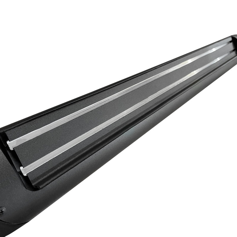 GOR Vertex V3 Side Steps - Go Rhino V-Series V3 Side Step - Universal 74in. (Fits 4DR) - Tex. Blk