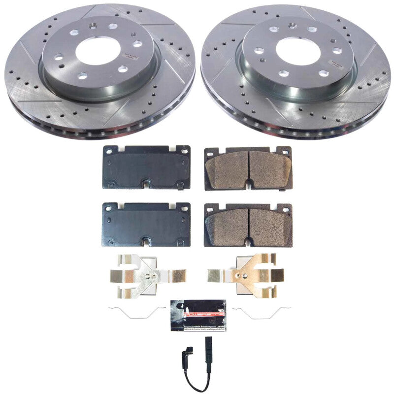PSB Z23 Evolution Kit - Power Stop 23-24 Chevrolet Colorado Front Z23 Evolution Brake Kit