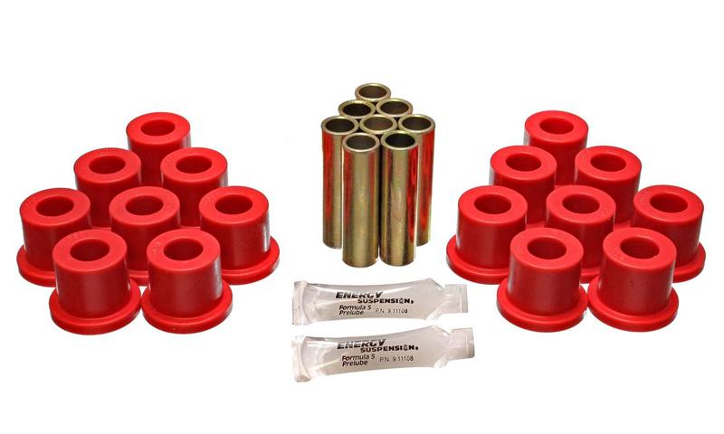 ES Spring/Shackle Bush - Red - Energy Suspension Spring Bushings - Red