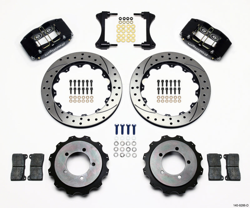 WIL Dynapro Brake Kit - Wilwood Dynapro Radial Rear Kit 13.00in Drilled Mitsubishi EVO VIII
