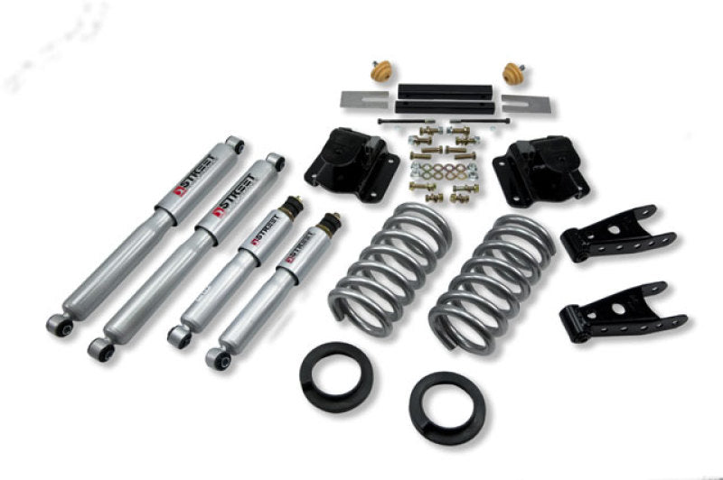 BT Lower Kit w SP Shocks - Belltech LOWERING KIT WITH SP SHOCKS
