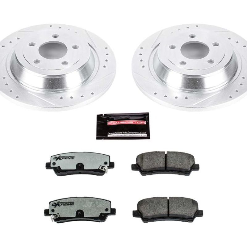 PSB Z26 Street Warrior Kit - Power Stop 15-19 Ford Mustang Rear Z26 Street Warrior Brake Kit