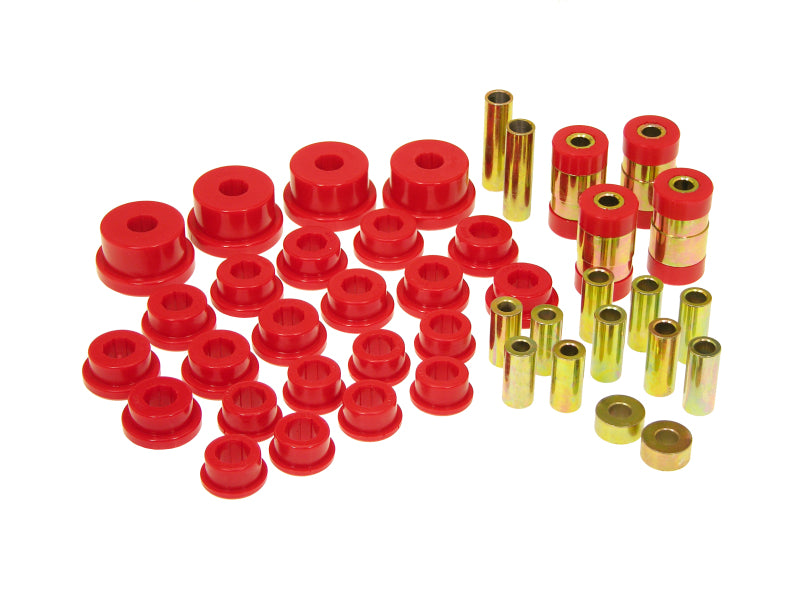 PRO Control Arm Bushings - Red - Prothane 95-99 Mitsubishi Eclipse Rear Upper/Lower Control Arm Bushings - Red