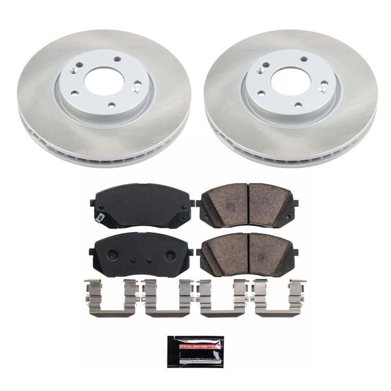 PSB Semi-Coated Rotor Kits - Power Stop 2017 Kia Optima Front Semi-Coated Rotor Kit