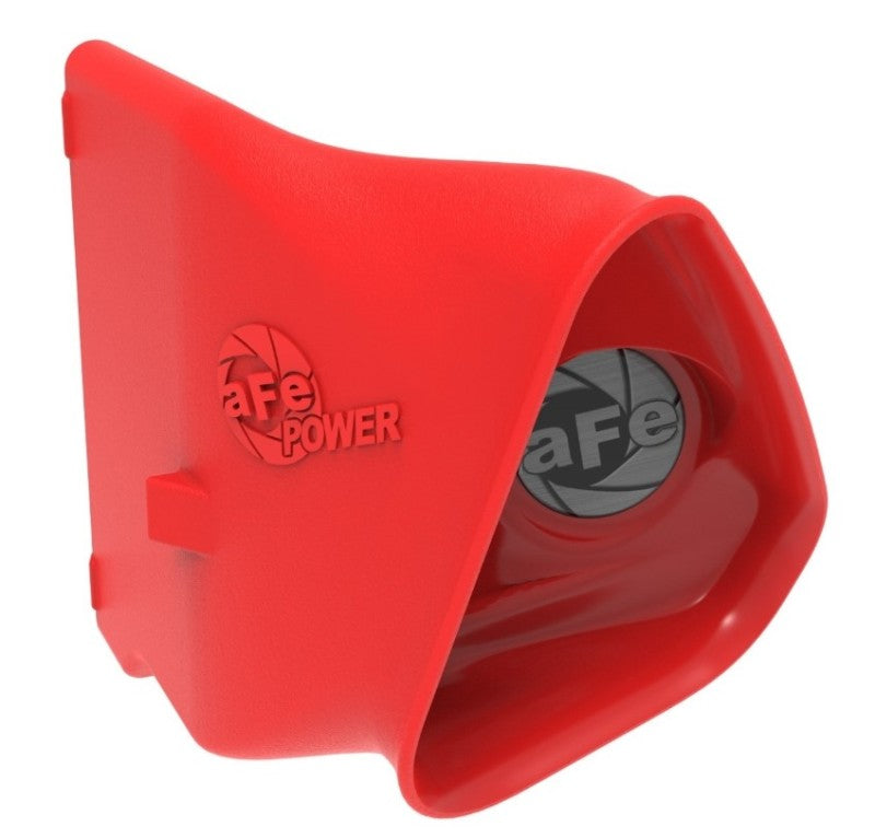 AFE Air Scoops - aFe Power 15-20 Ford Mustang 2.3l L4/3.7l V6/5.0l V8 Dynamic Air Scoop - Red