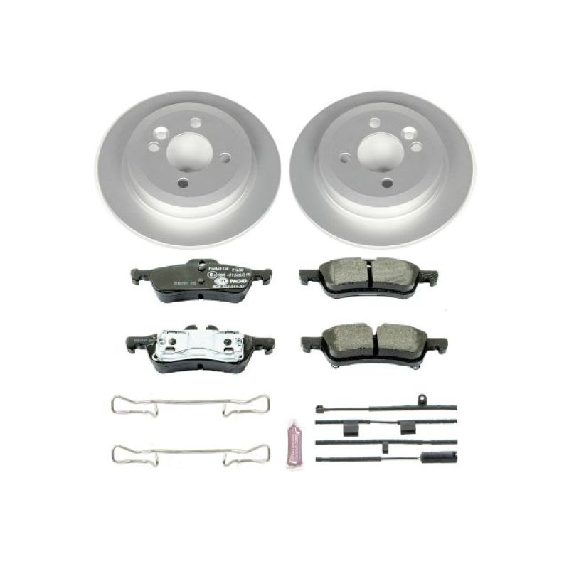 PSB Euro-Stop Kit - Power Stop 02-06 Mini Cooper Rear Euro-Stop Brake Kit