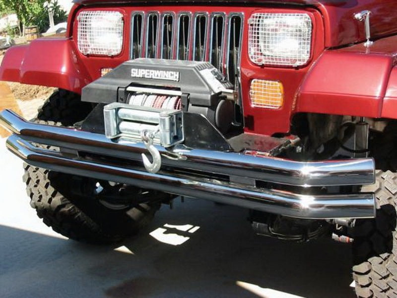 RAM Tubular Bumpers - Rampage 1976-1983 Jeep CJ5 Double Tube Bumper - Stainless