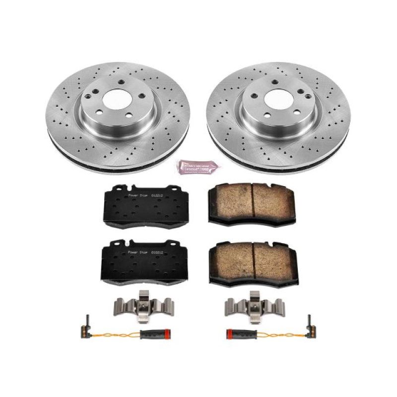 PSB Autospecialty Kit - Power Stop 2003 Mercedes-Benz SL500 Front Autospecialty Brake Kit