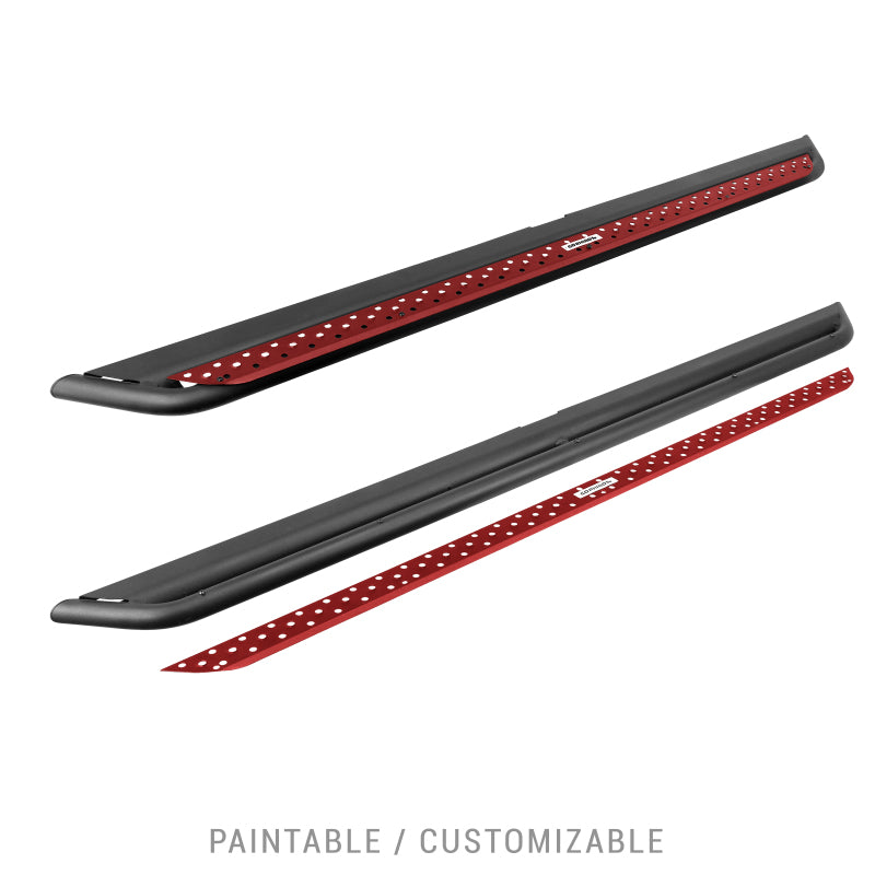 GOR Steps - OE Xtreme - 6in - Go Rhino 2021+ Ford Bronco Dominator Extreme Side Steps w/Brackets - Textured Black