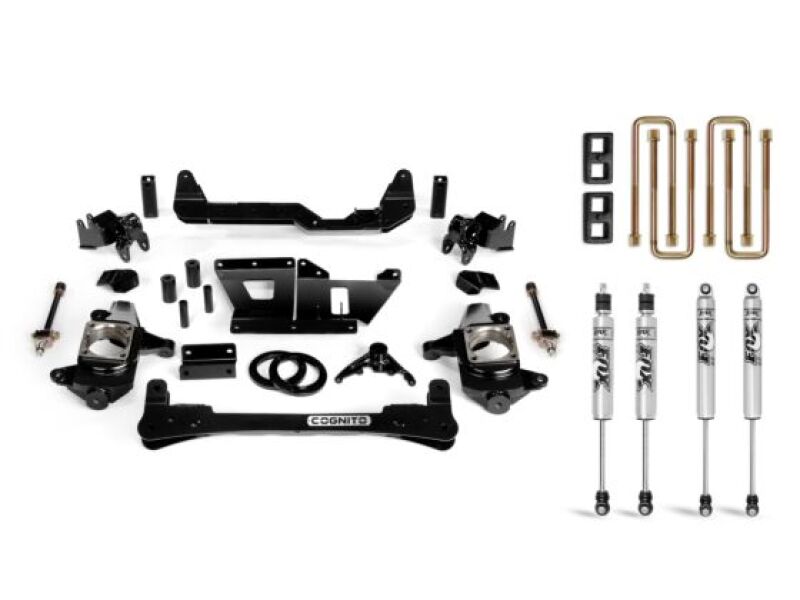 COG Lift Kit - Standard - Cognito 01-13 Chevy/GMC Silv/Sierra 2500/3500 HD 2WD/4WD 4in Std Lift Kit w/ Fox PS 2.0 IFP Shocks