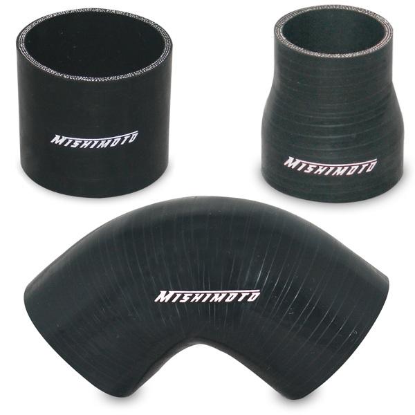 MM Couplers - Straight - Mishimoto 2.25 Inch Black Straight Coupler