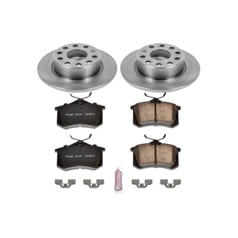 PSB Autospecialty Kit - Power Stop 10-13 Audi A3 Rear Autospecialty Brake Kit