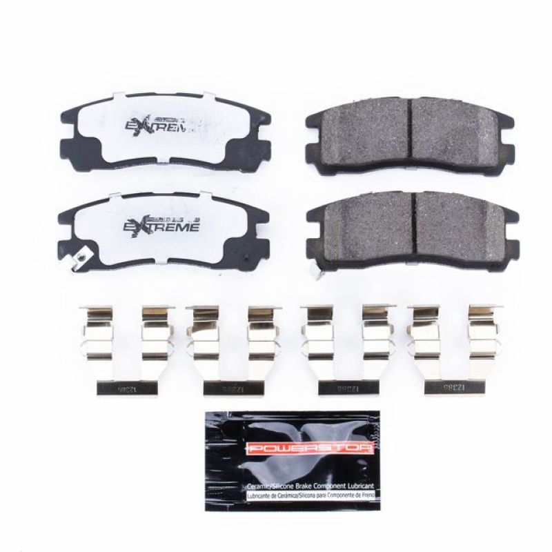PSB Z26 Extreme Brake Pads - Power Stop 95-05 Chrysler Sebring Rear Z26 Extreme Street Brake Pads w/Hardware