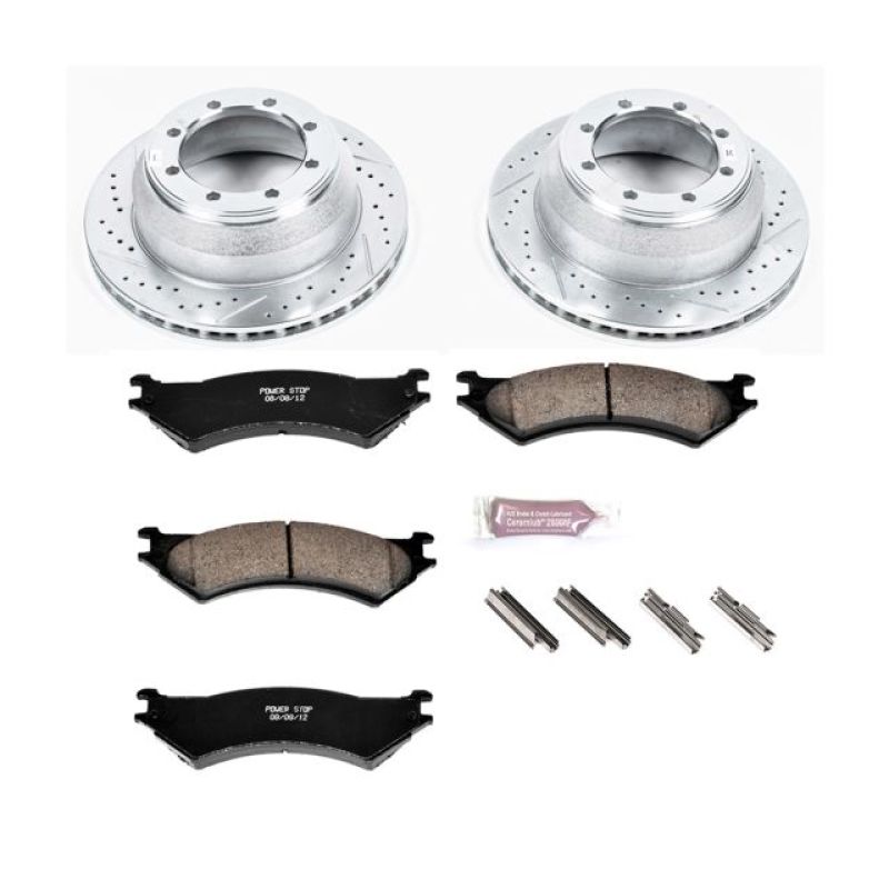 PSB Z23 Evolution Kit - Power Stop 03-05 Ford E-350 Club Wagon Rear Z23 Evolution Sport Brake Kit