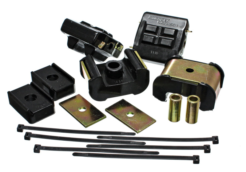 ES Eng/Trans Combo Kit - Black - Energy Suspension GM Complete Engine & Trans Mount - Black