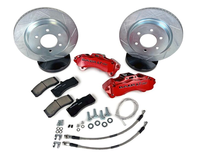 BAE 6T Brake Kits - Baer Brakes 21-26 Ford Bronco 13.5in 6T Front SZ Brake Kit - Graphite Gray