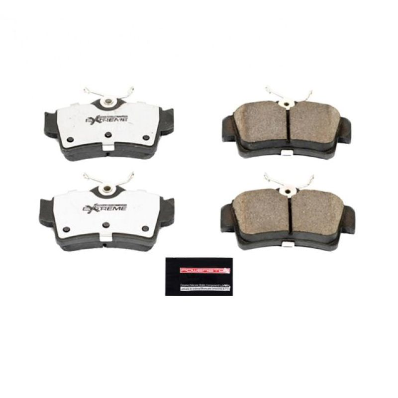 PSB Z26 Extreme Brake Pads - Power Stop 94-01 Ford Mustang Rear Z26 Extreme Street Brake Pads w/Hardware