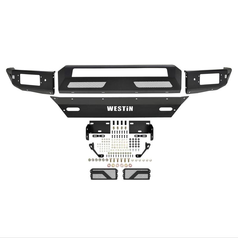 WES Pro-Mod Bumpers - Westin 16-19 Chevy/GMC Silverado/Sierra 1500 Pro-Mod Front Bumper - Textured Black