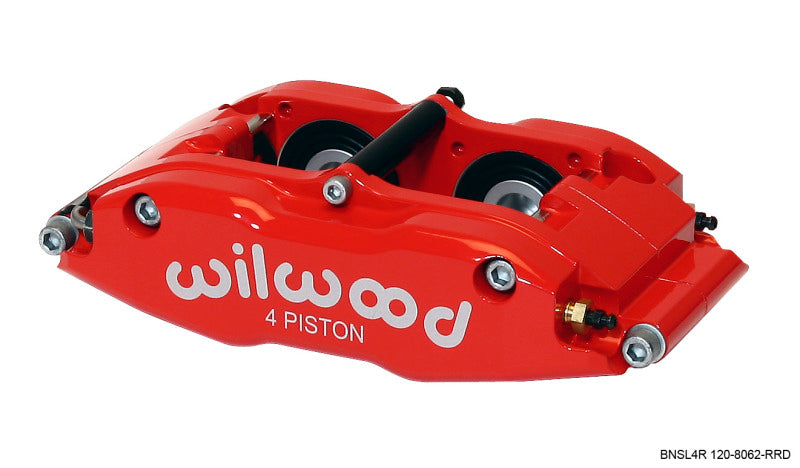 WIL Superlite Caliper - Wilwood Caliper-BNSL4R-Red 1.25in Pistons 1.10in Disc