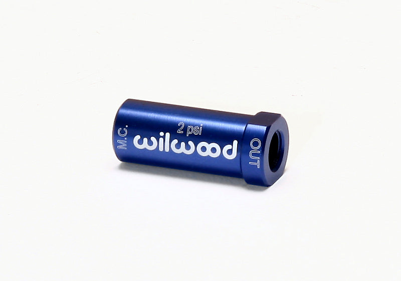 WIL Residual Pressure Valve - Wilwood Residual Pressure Valve - New Style - 2# / Blue