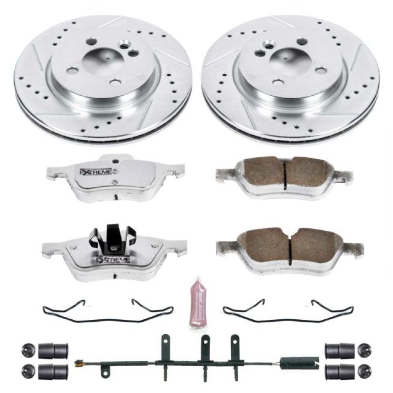 PSB Z26 Street Warrior Kit - Power Stop 07-08 Mini Cooper Front Z26 Street Warrior Brake Kit
