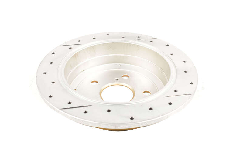 DBA Street Slot&Drill Rotors - DBA 02-08 Lexus ES300 Rear Street Series Drilled & Slotted Rotor w/Gold Hat