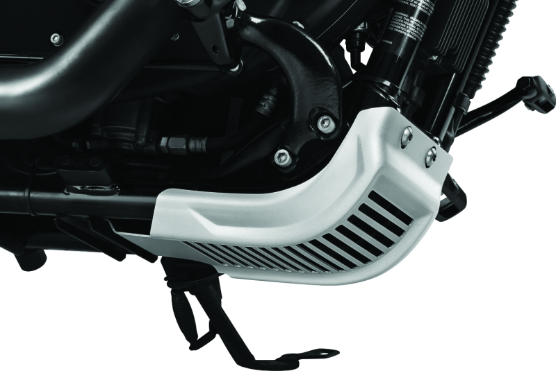 KUR Skid Plates - Kuryakyn Dillinger Skid Plate Silver