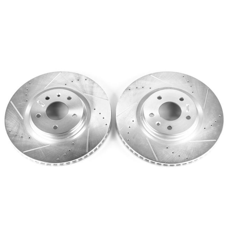 PSB Evolution Drill/Slot Rotor - Power Stop 83-96 Buick Century Front Evolution Drilled & Slotted Rotors - Pair