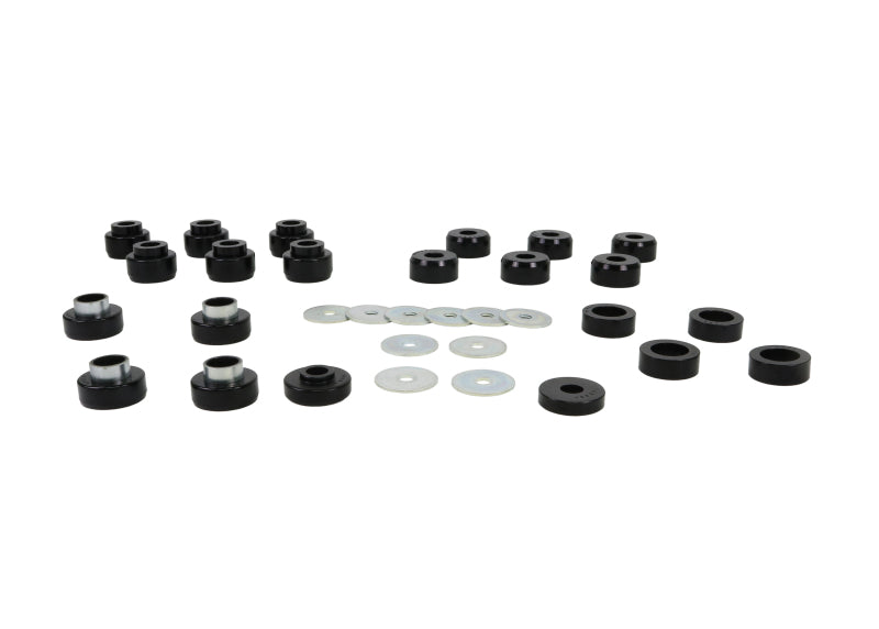 WL Bushings - Body Mount - Whiteline 1987-1995 Jeep Wrangler Body Mount Bushing Set