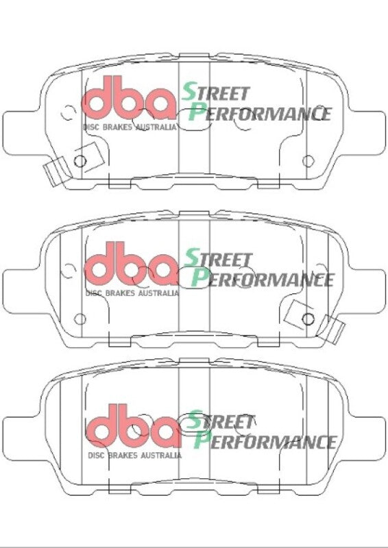 DBA SP500 Brake Pads - DBA 07-13 Nissan Sentra SP500 Rear Brake Pads