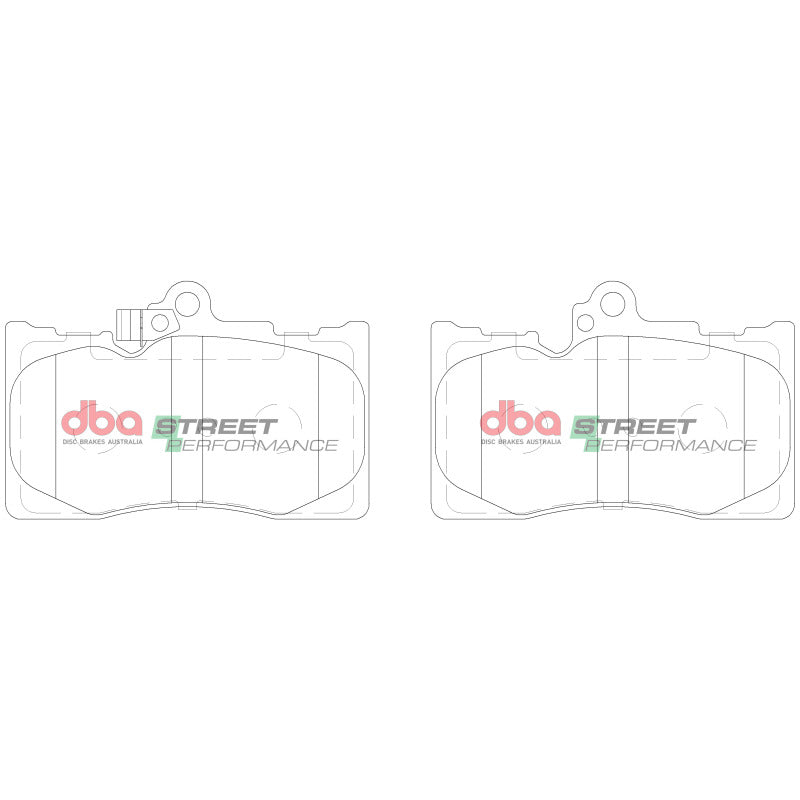 DBA SP Performance Brake Pads - DBA 16-18 Lexus GS200t (Excl F Sport) Front SP Performance Brake Pads