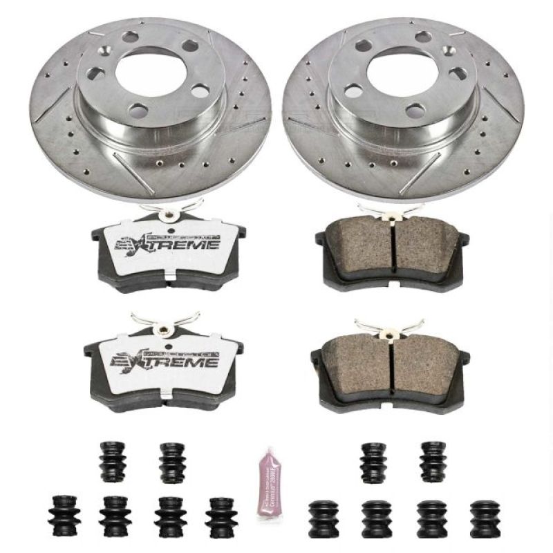 PSB Z26 Street Warrior Kit - Power Stop 99-06 Audi TT Rear Z26 Street Warrior Brake Kit