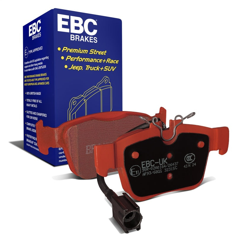 EBC Redstuff Brake Pad Sets - EBC 2017+ Alfa Romeo Giulia 2.0T Redstuff Rear Brake Pads