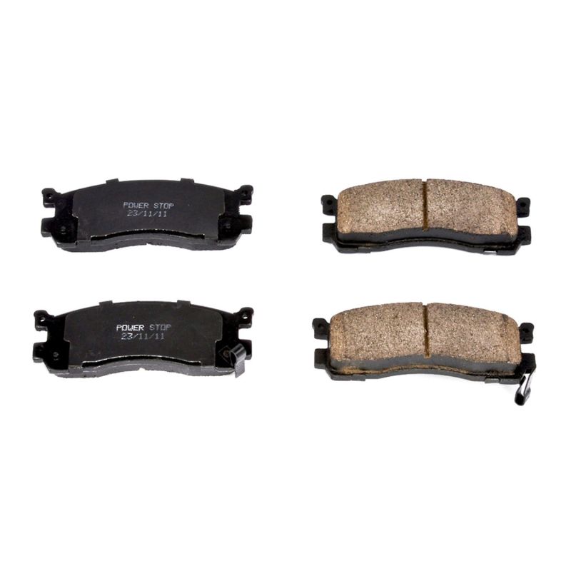 PSB Z16 Evolution Brake Pads - Power Stop 92-95 Mazda 929 Rear Z16 Evo Ceramic Brake Pad