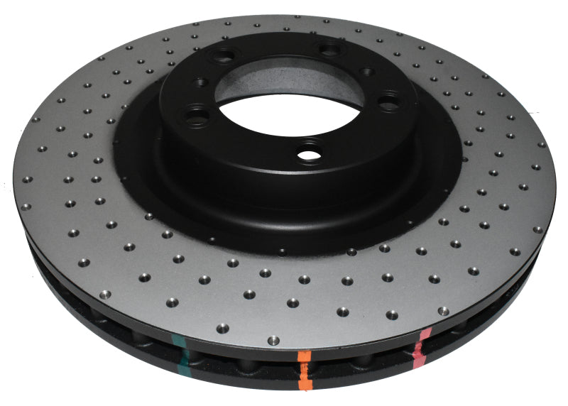 DBA 4000 Series Drilled Rotors - DBA 10-13 Porsche Panamera (Iron Rotor Excl GTS/Turbo/Turbo S) Front 4000 Series Cross Drilled Rotor