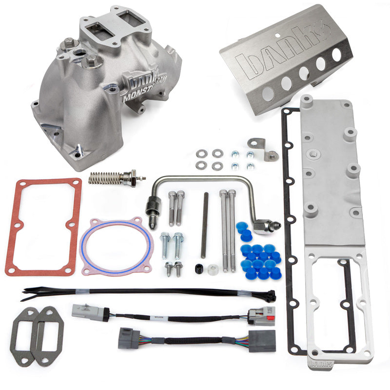 GBE Monster-Ram Intake - Banks Power 2007.5-2012 Ram 6.7L Monster-Ram Intake System Gen-2 w/Fuel Line-Natural w/Heater System