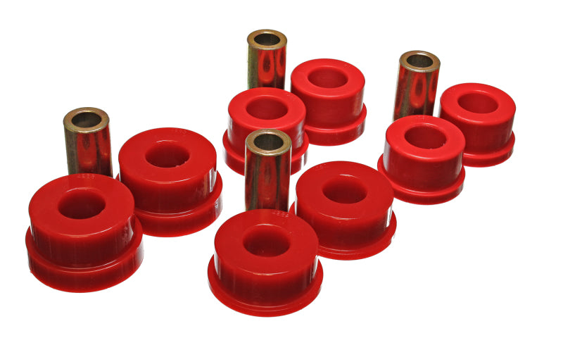 ES Subframe Bushings - Red - Energy Suspension 02-09 350Z / 03-07 Infiniti G35 Red Rear Sub Frame Set
