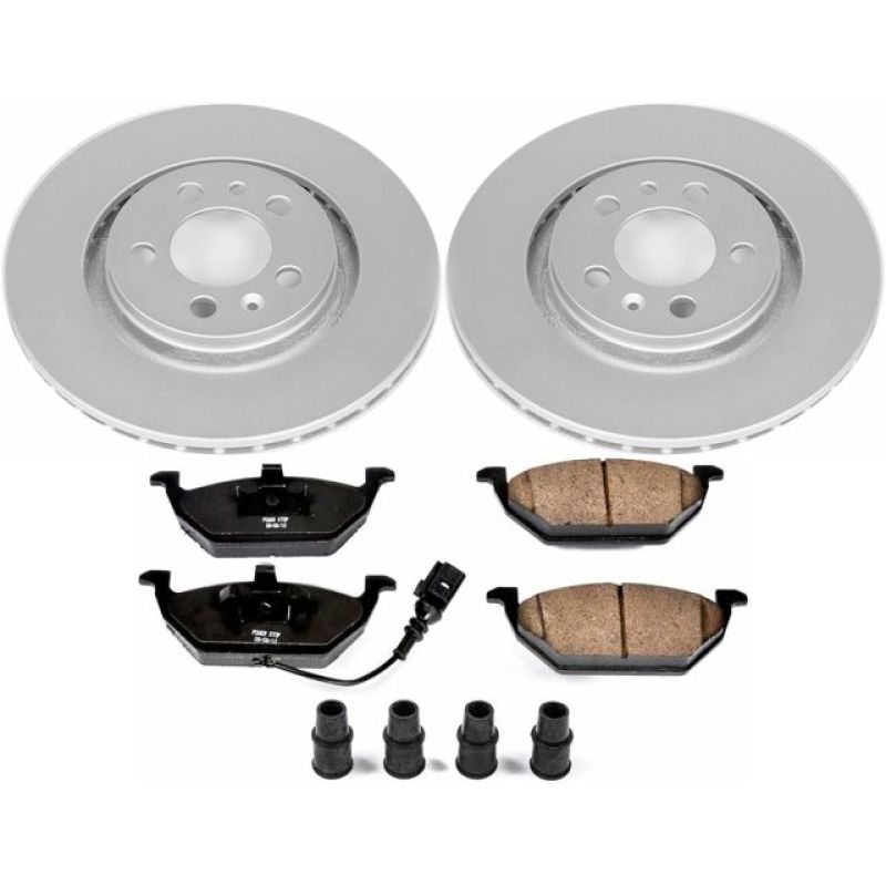 PSB Z23 Evolution Coated Kit - Power Stop 99-06 Volkswagen Beetle Front Z23 Evolution Sport Coated Brake Kit
