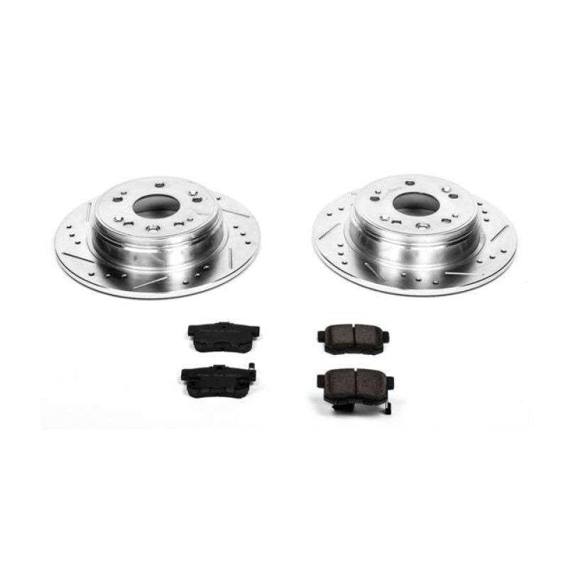 PSB Z23 Evolution Kit - Power Stop 02-04 Honda CR-V Rear Z23 Evolution Sport Brake Kit
